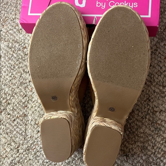 Corkys Suede Wedge Sandals - Picture 6 of 8